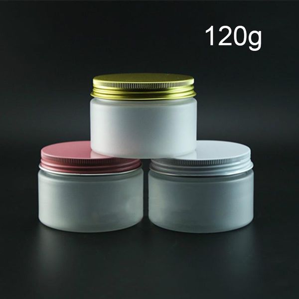 

storage bottles & jars 10pcs empty 120g matte plastic jar cosmetic mask cream lotion container refillable tea cookies packaging frost bottle