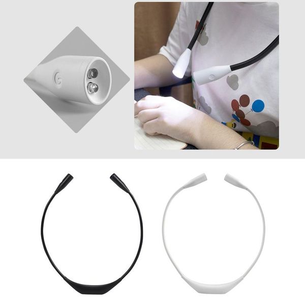 

book lights usb light neck reading lamp 4 led beads in car for