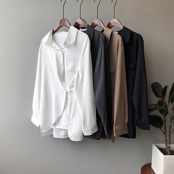 

women fashion elegant vintage buttons blouse shirt ladies long sleeve autumn casual ol blouses shirts 2021 women's &, White
