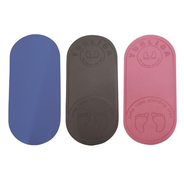 

anti-skid skipping rope mat fitness yoga pilates exercise knee protect mats