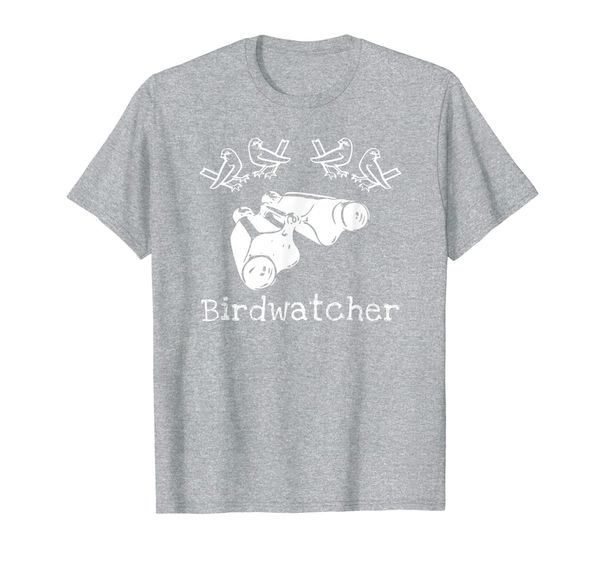 

birder shirt birdwatcher-shirt fun bird lover t-shirt, White;black
