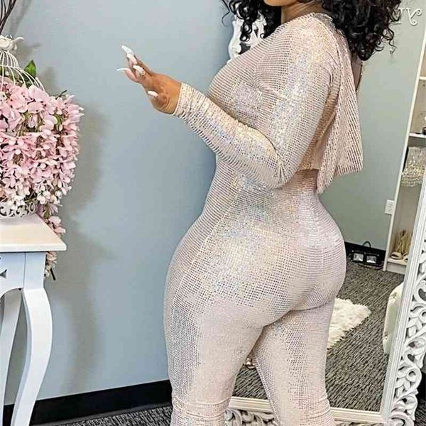 

selling sequins women jumpsuits hooded collar long sleeve ny pencil pants rompers for nightclub party autumn real pos, Black;white