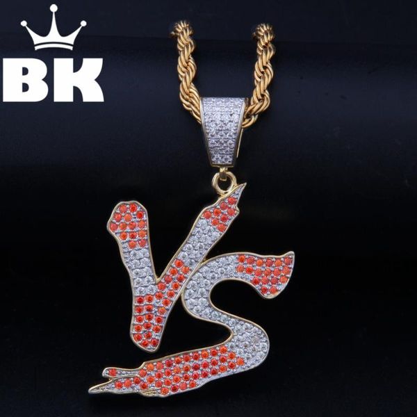 

pendant necklaces the bling king custom flamingo necklace hip hop full iced out cubic zirconia gold sliver cz stone, Silver