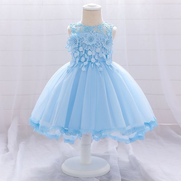 

girl pageant prom gown embroidery lace kids evening party dress for wedding girl dresses first communion dress bow tulle, Red;yellow
