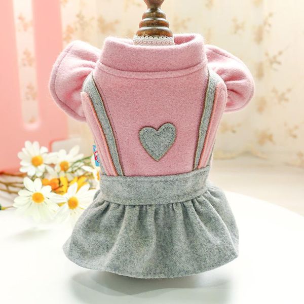 

the pet clothing teddy bear leung love woolen cloth skirt dog clothes apparel