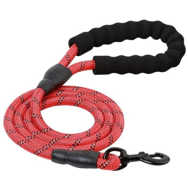 

pet reflective guide rope walking dog elastic nylon traction belt supplies length 150cm collars & leashes