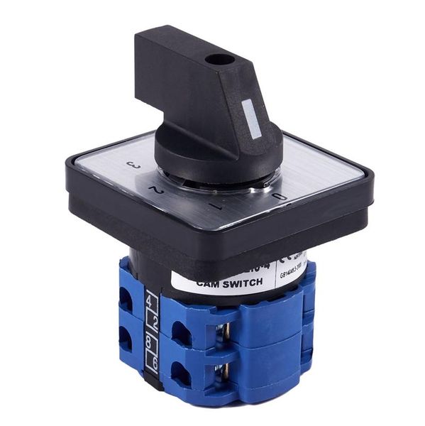 

switch 8 terminals 5 positions master control rotary cam 20a black+blue