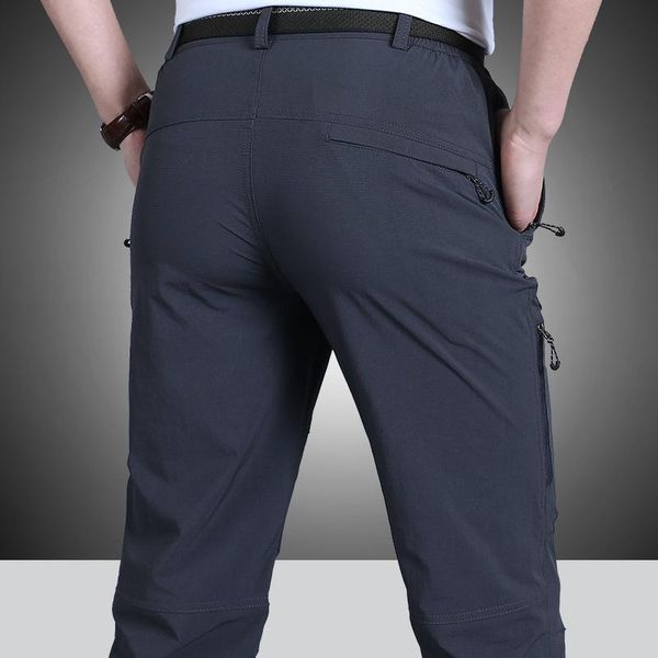 

men's pants quick drying outdoor sports elastic waterproof breathable mountaineering the listing direct selling limited, Black