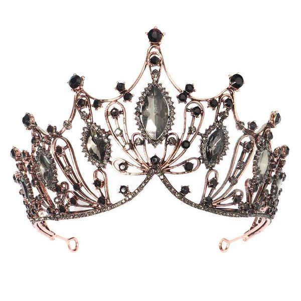 

hair clips & barrettes 1pc retro rhinestone bride tiara birthday wedding crown fashion women headdress, Golden;silver