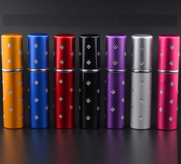 

300pcs 5ml mini spray bottle travel refillable empty cosmetic container perfume atomizer sn1282