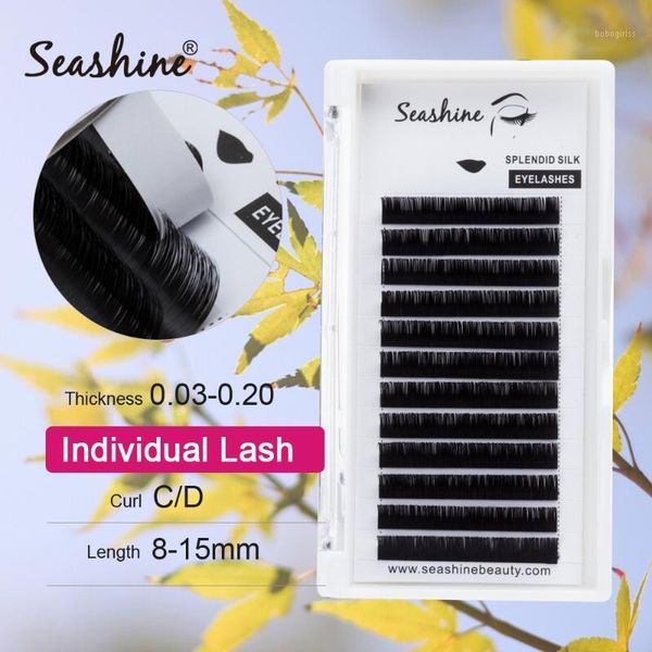 

seashine classi lash l curl 12rows/case mix length volume faux mink individual lashes eyelash extension1