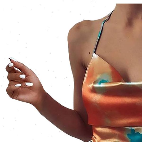 

women dresses womens mini dress tie dye pleated satin sling party short clothes robe femme ropa de mujer d4, Black;gray