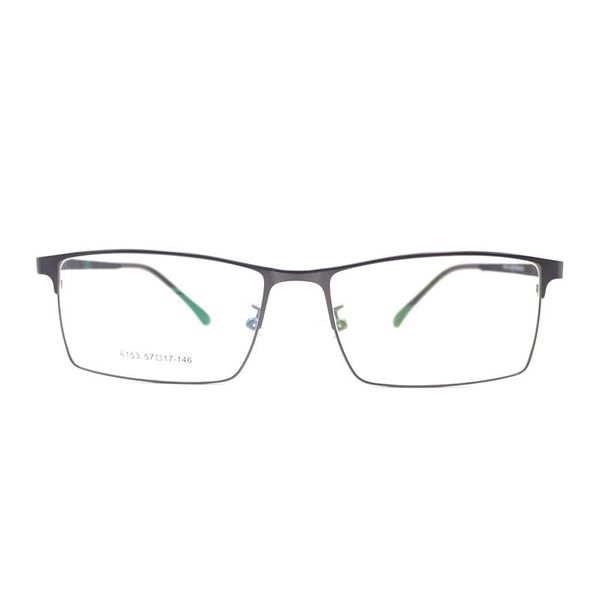 

fashion sunglasses frames metal glasses frame full men's myopia tr leg optical flat mirrorprescription customization, Black