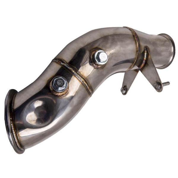 

manifold & parts 4" stainless steel catless decat downpipe for 1 3 series 335i 135i n55 2013