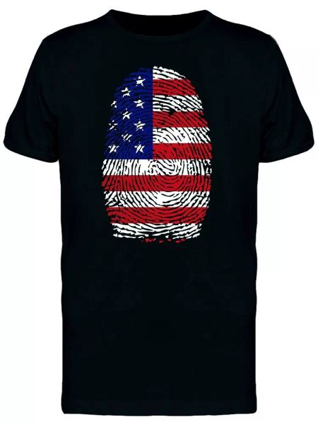 

American Identification Men's Tee -Image by Shutterstock, White;black
