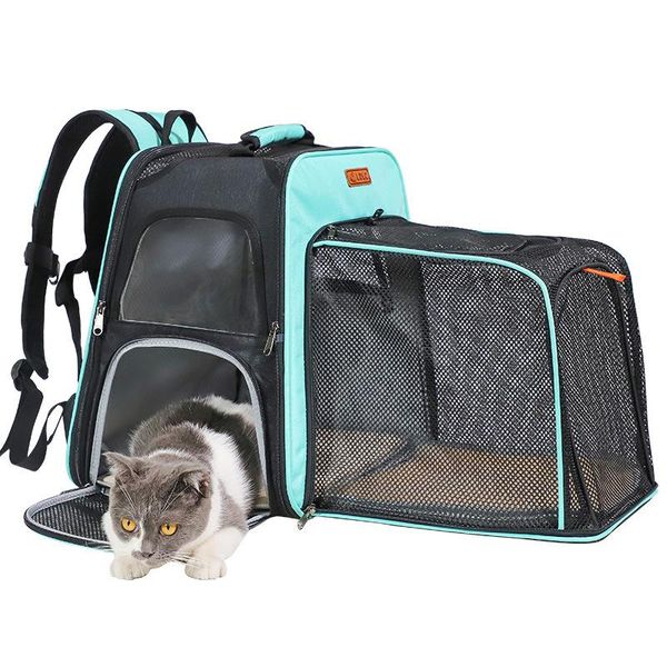 

super light storage pet backpack portable folding bag extended cat dog carrier bags for small dogs supplies car seat covers