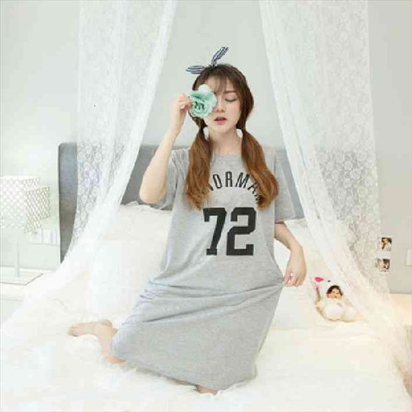 

spring and summer short women sleepwear sleeved nightdress long skirt korean casual home dress nightwear lingerie, Black;red