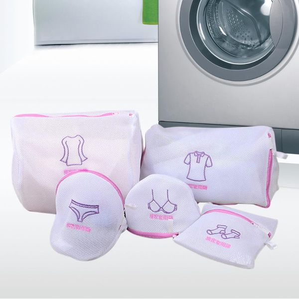 

laundry bags embroidered basket bag home use machine washable mesh bra lingerie special wash