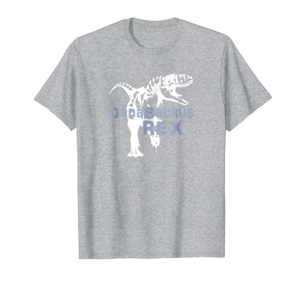 

matching father son shirt dadasaurus rex dinosaur tee gift, White;black