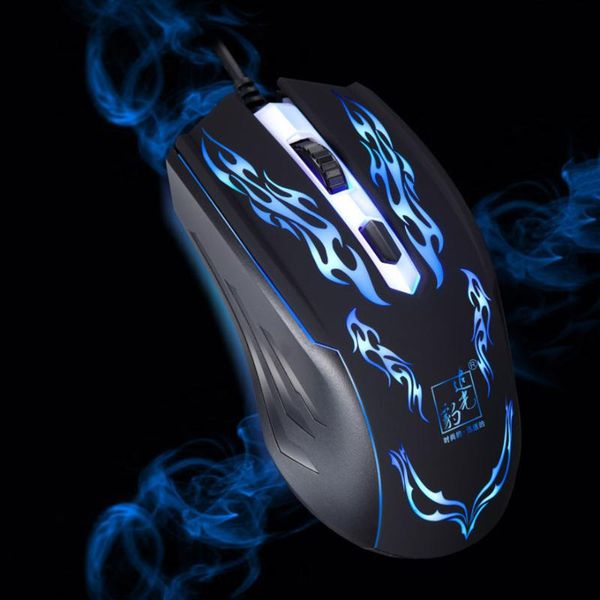

mice wired mouse for computer gamer lapminie ergonomic usb rgb optical gaming 4 buttons 1600dpi accessory pc