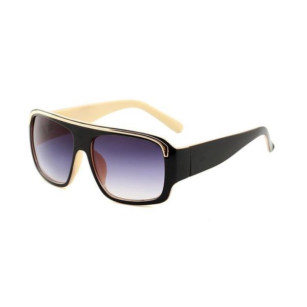 

sunglasses 2021 oversized women vintage sun glasses female big frame windproof shades men flat driving goggles uv400 oculos, White;black