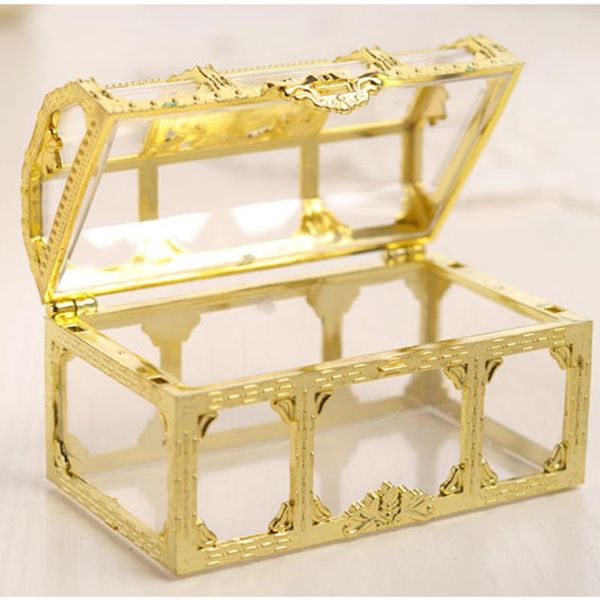 

gift wrap 12pcs 9x5.2x5.5cm creative candy box wedding vintage boxes chocolate treat party favor (golden)
