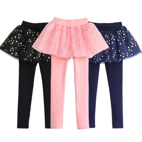 

trousers spring autumn new girls leggings skirt-pants kid pants fashion cake skirt girl kids waw7, Blue