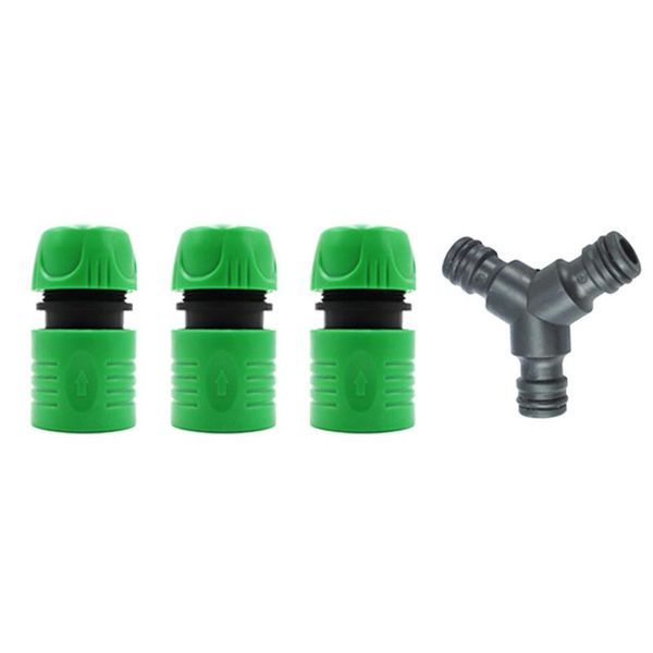 

watering equipments 4pcs/set garden hose connector set including 1/2" connectors y water