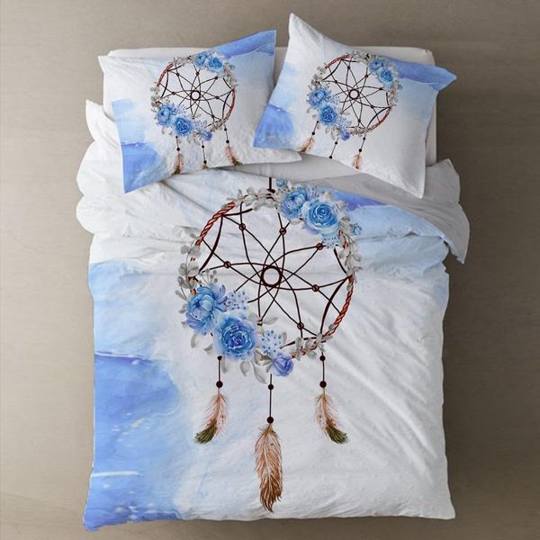 

bedding sets bohemian dreamcatcher marble duvet cover set bed sheet pillowcase  king double size linen 220x240