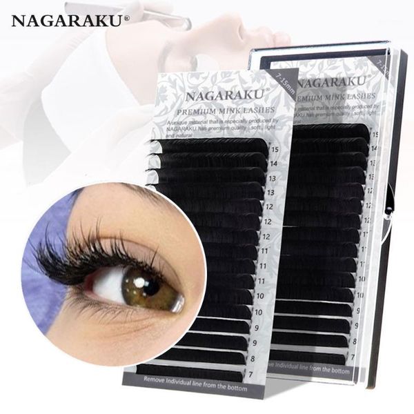 

mixed length eyelash extensions mink 7-15mm false eyelashes1