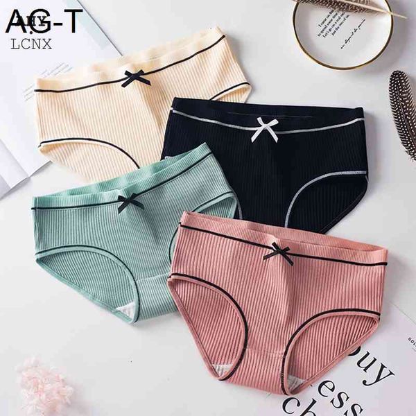 

cotton lingerie bow mid-rise women's underwear thread lace girls cute casual simple panties intimate triangle underpants, Black;pink
