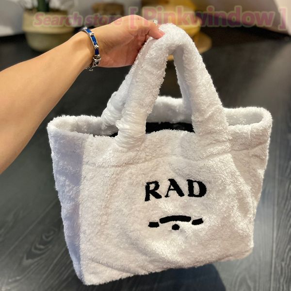 

winter women tote bag fuzzy teddy totes womens handbag fluffy designer handbags luxury designers bags shoulder crossbody bag purses 33 21092