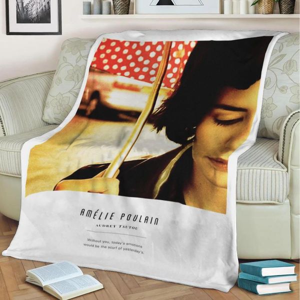 

blankets amelie 3d print plush blanket throw on sofa home decor soft warmth washable nap drop