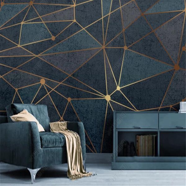 

creative geometric lines modern wallpaper for living room minimalist abstract luxury tv background mural wall paper home decor wallpapers