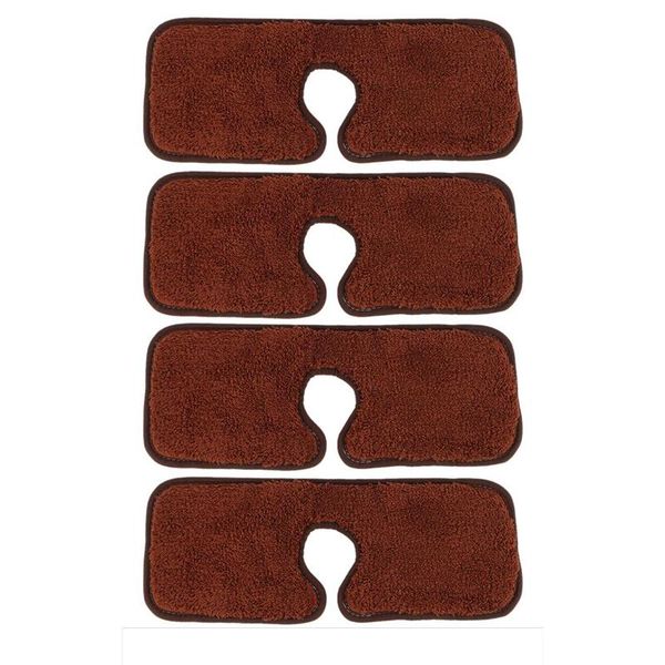 

carpets 4pcs microfiber kitchen and bathroom water faucet splash-proof mat bottom waterproof thick durable