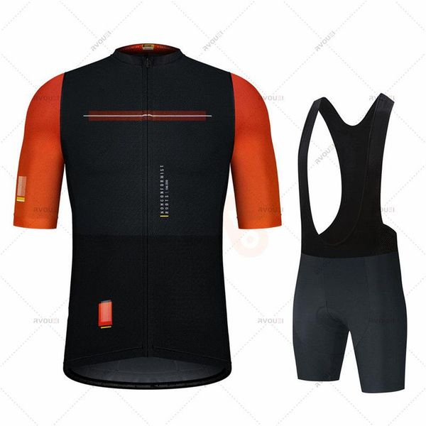 

racing sets 2021 spain team cycling jersey set men's clothing road bike shirt suit bicycle shorts mtb maillot culotte, Black;blue