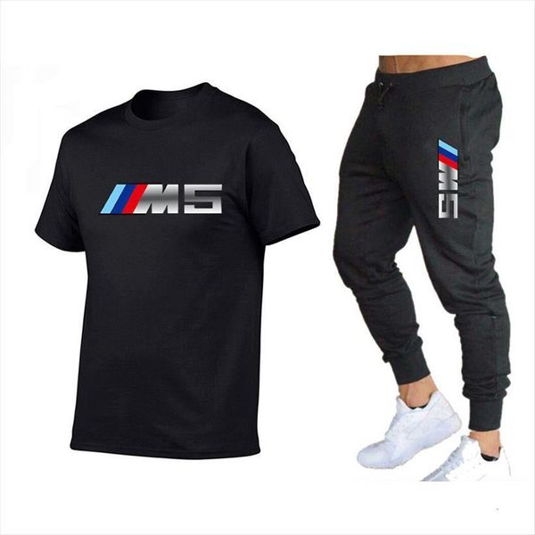 

cotton brand sports running sets mens tracksuit quick dry t shirts fitness pants bodybuilding training set, Gray