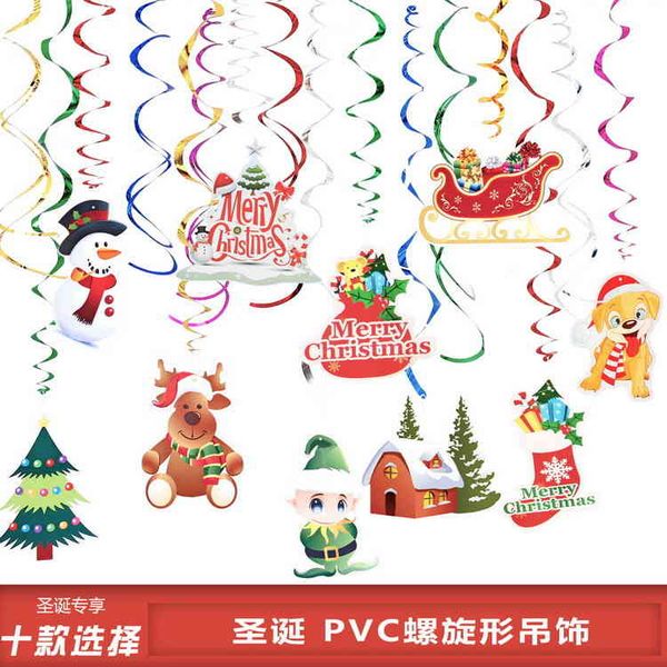 

new pvc spiral decoration for christmas party