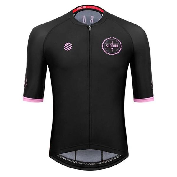 

racing sets siroko cycling jersey maillot men's summer bicycle clothing suit ciclismo short sleeve bike culotte full cn(origin), Black;blue