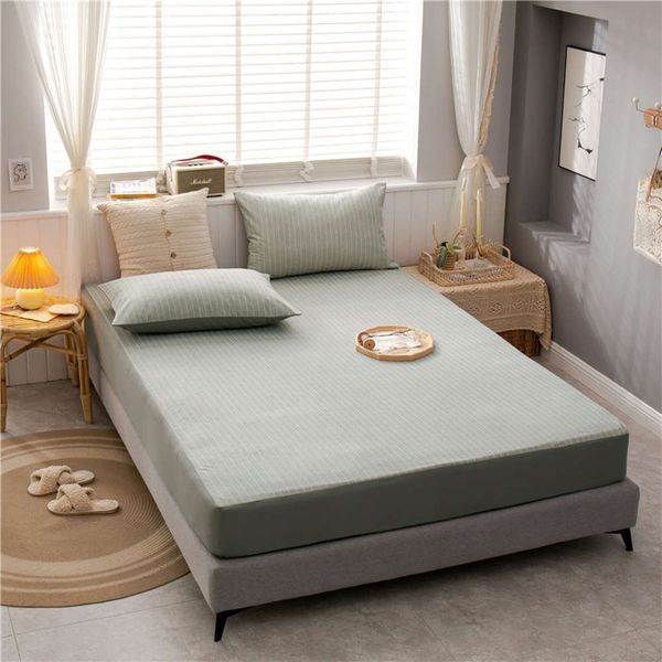 

bed linings cotton towel waterproof half pack fitted sheet 1.2m1.5m 1.8 single bed cover dustproof mattress bedding