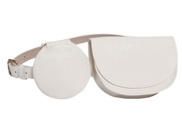 

women pu waist belt bags fashion designer chest bag female casual pouch