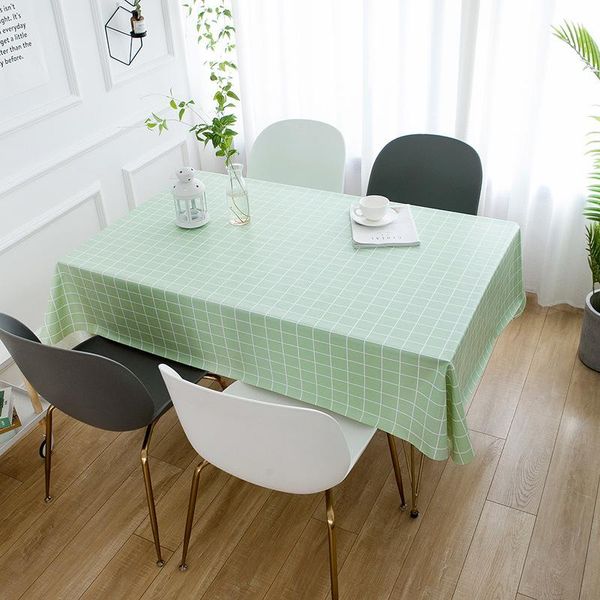 

table cloth tablecloth light luxury pvc waterproof oil-proof rectangular living room dining coffee study must