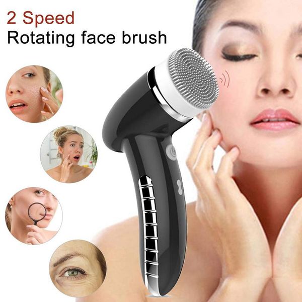 

facial cleansing brush 360 degree rotation mini face cleaner deep pore blackhead cleaning machine electric massager sdfa88 massagers