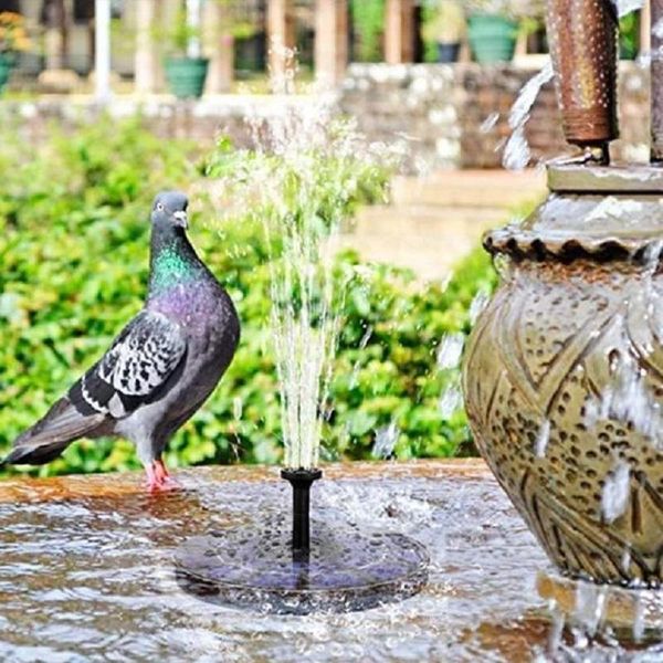 

solar fountain floating garden water pool pond decoration panel powered decorations