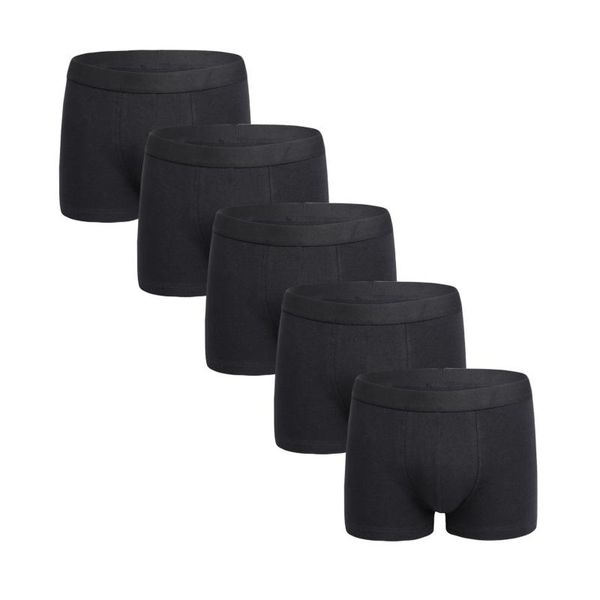 

underpants 4pcs black fashion cotton men's panties comfortable men boxer underwear set man boxershorts hombre, Black;white