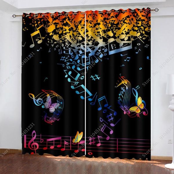 

blankets water wave music color musical notes room curtains large window living outdoor fabric decoration kids blanket