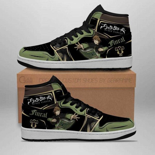 

black bull finral sneakers black clover anime shoes high basketball shoes non slip