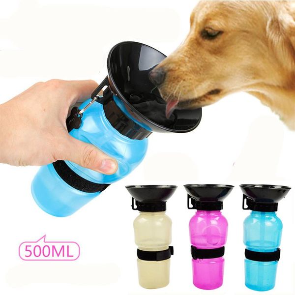 

feeders pet dog drinking water bottle sports squeeze type puppy cat portable travel outdoor feed bowl jug cup dispenser