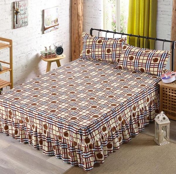 

bedding sets individual design trendy household bed skirt for multiple size bedspread mattress sheet cover with pillowcase f0069