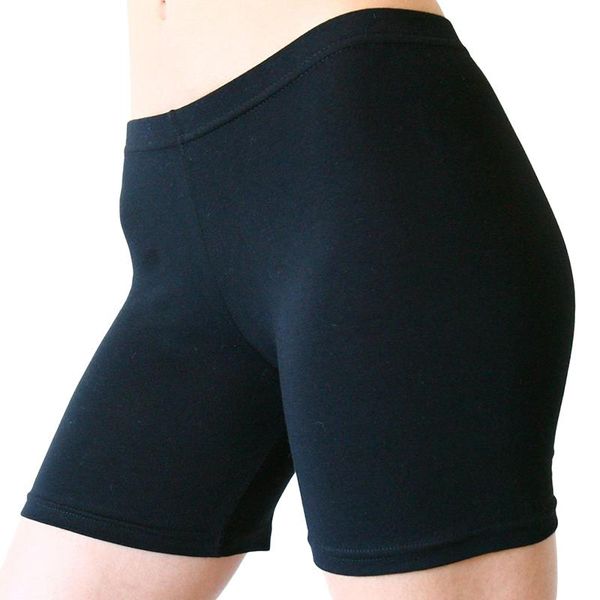 

ladies fitness shorts large size stretch elastic three points leggings women solid color sports clothing female feet slim yoga outfit